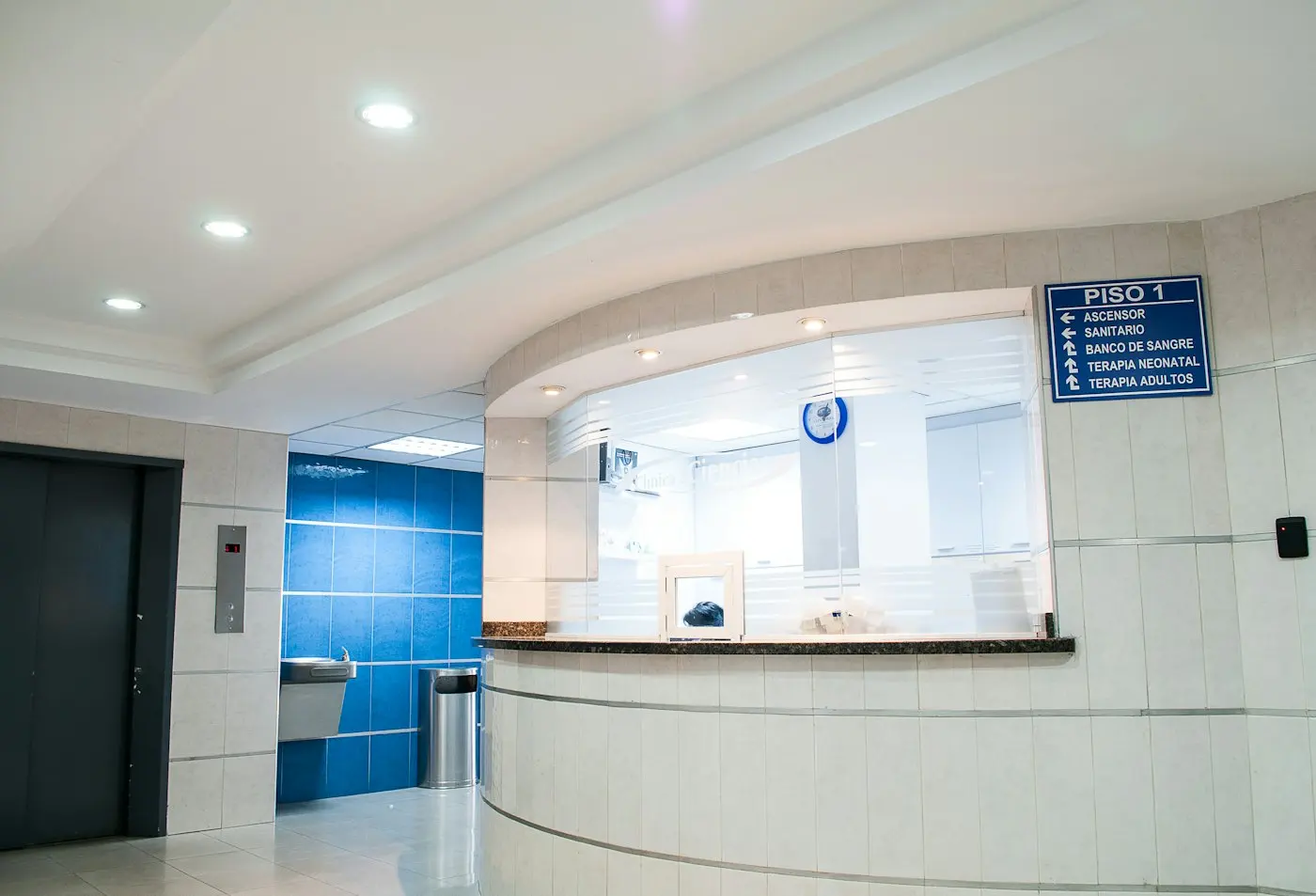 A calm, bright clinic reception